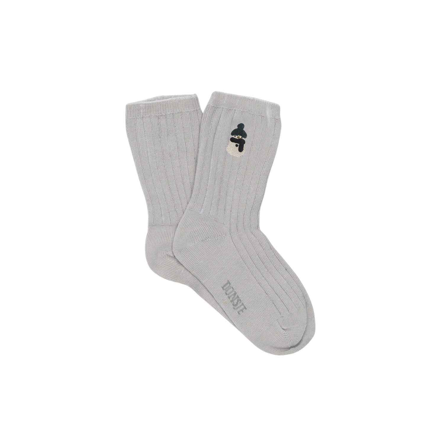 Lala Socks | Snowman | Soft Grey