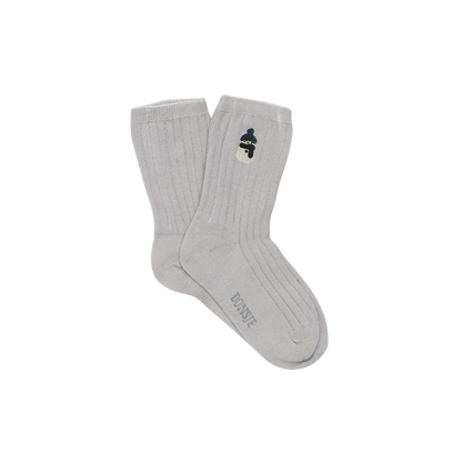 Lala Socks | Snowman | Soft Grey