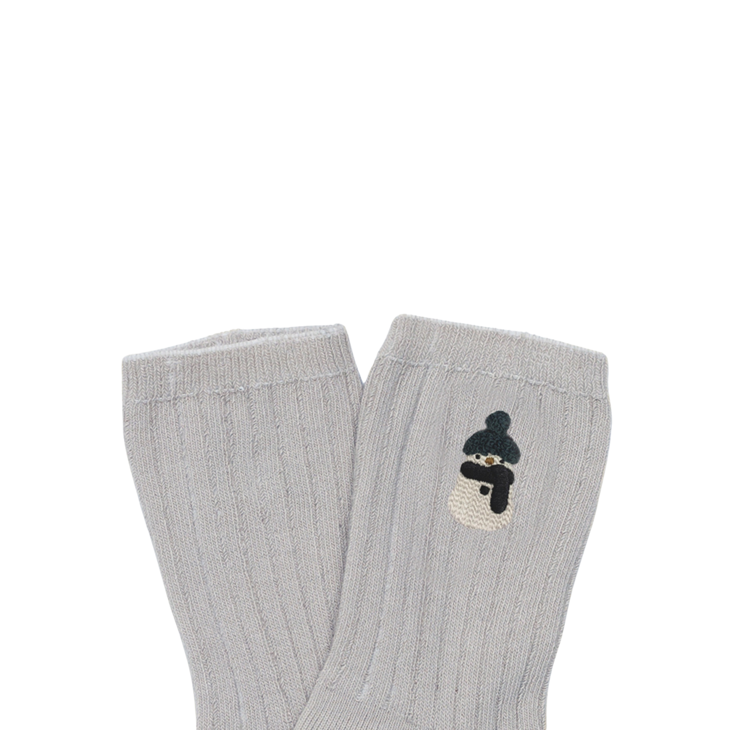 Lala Socks | Snowman | Soft Grey