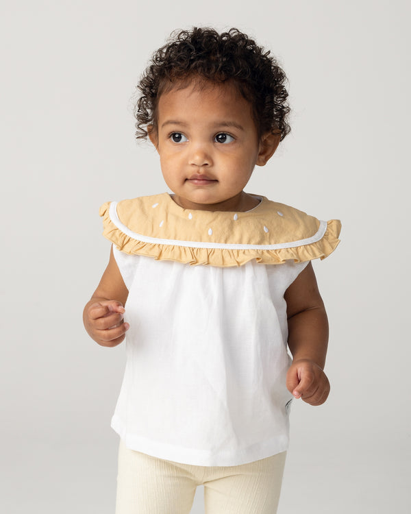 Frutys Blouse | Lemon | Crispy White