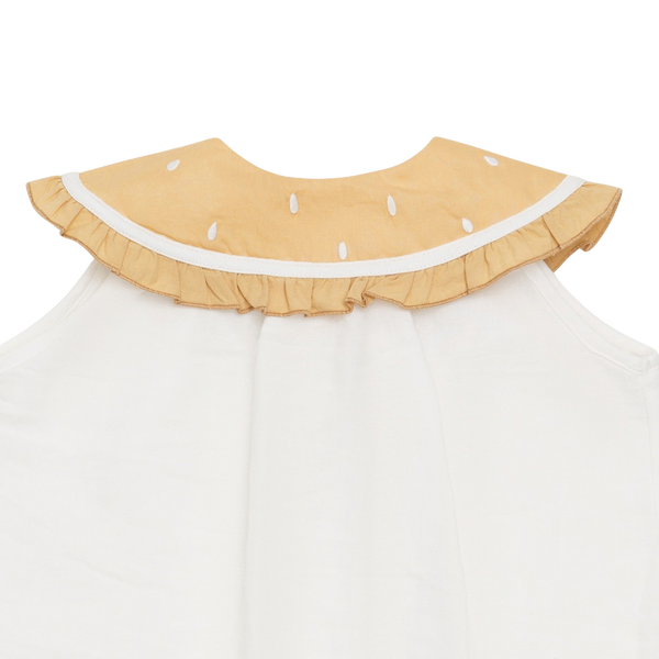 Frutys Blouse | Lemon | Crispy White