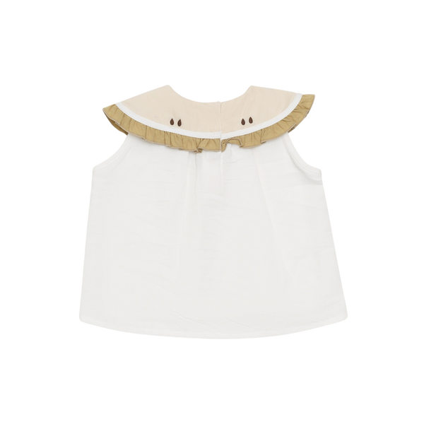 Frutys Blouse | Pear | Crispy White
