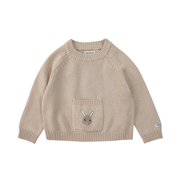 Qoeke Sweater | Bunny | Macaroon
