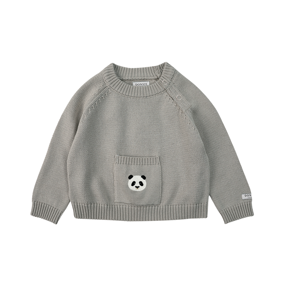 Loeke Sweater | Panda | Silver Grey