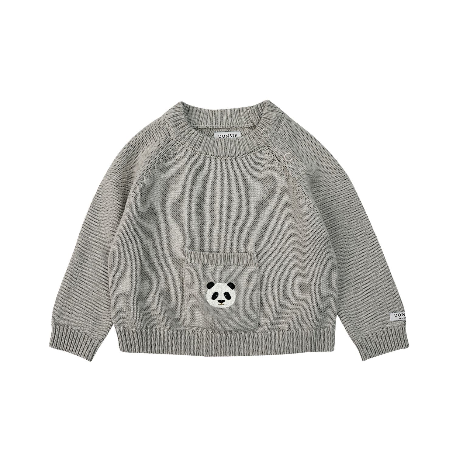 Loeke Sweater | Panda | Silver Grey