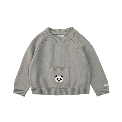 Loeke Sweater | Panda | Silver Grey