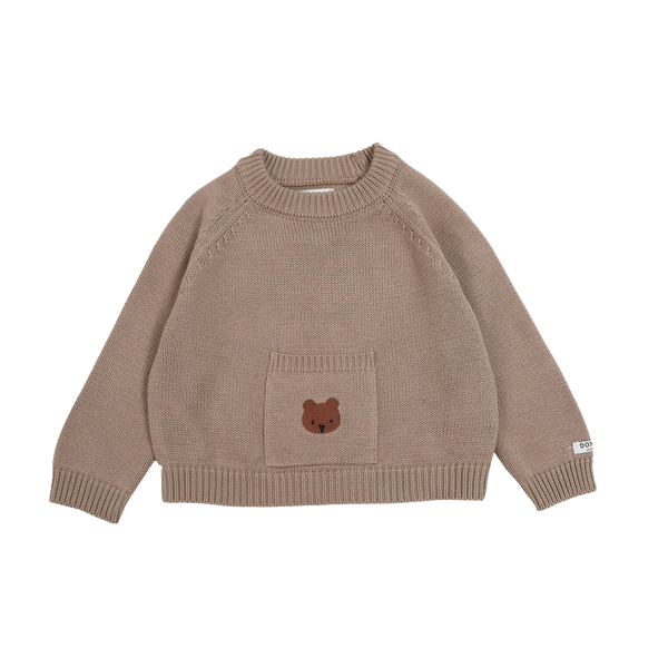 Qoeke Sweater | Bear | Hazelnut