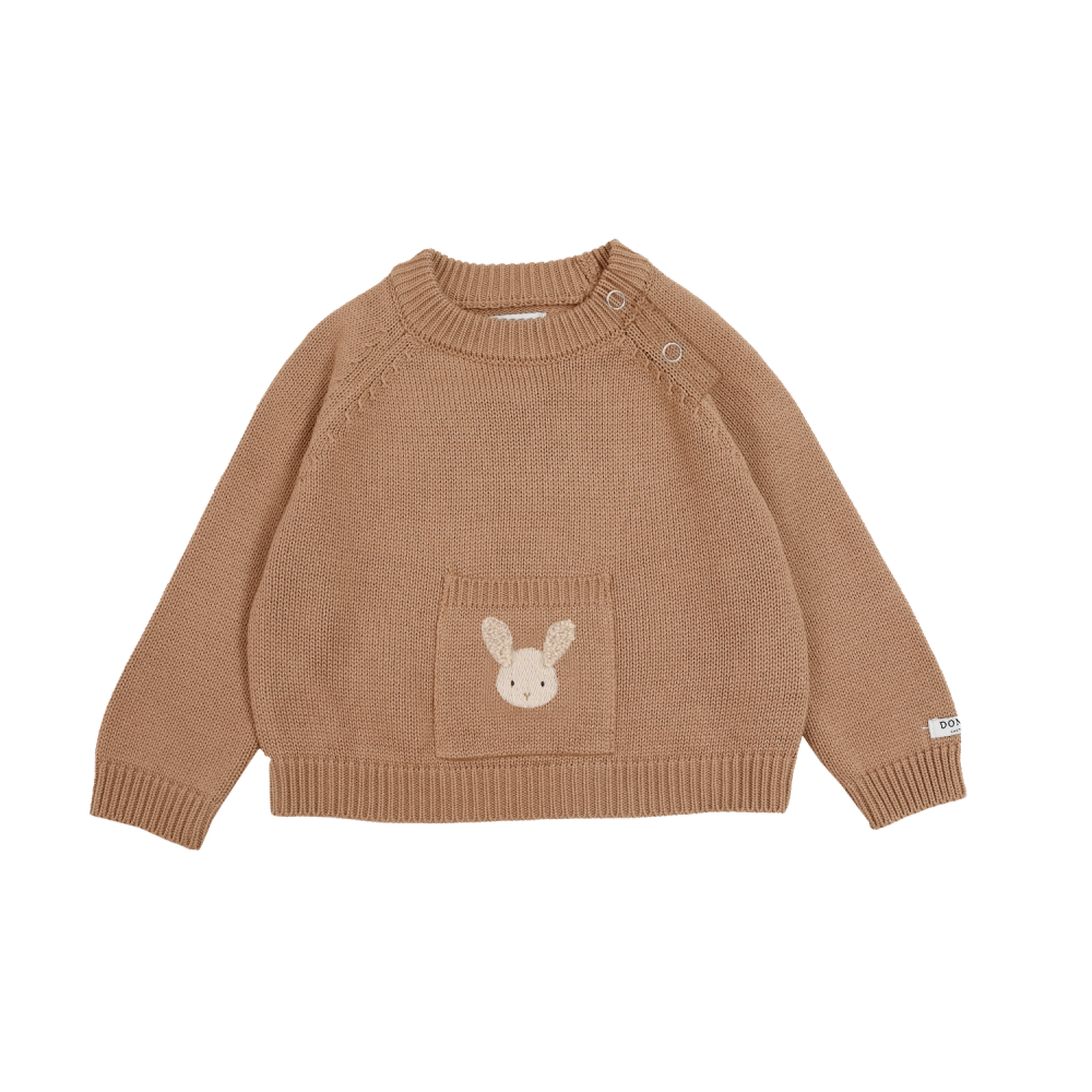 Loeke Sweater | Fluffy Bunny | Rose Mocha