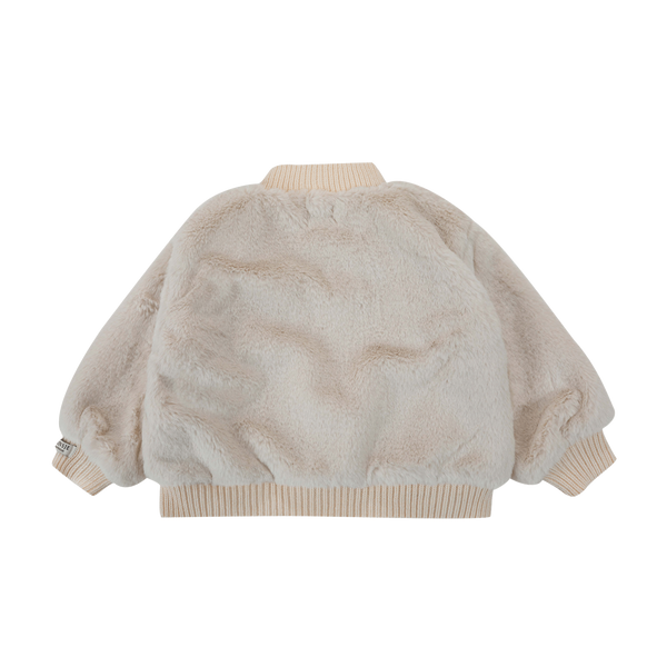 Manita Cardigan | Off White Teddy