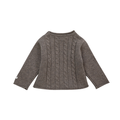 Meri Sweater | Dark Taupe Melange