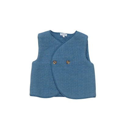 Narini Gilet | Steel Blue