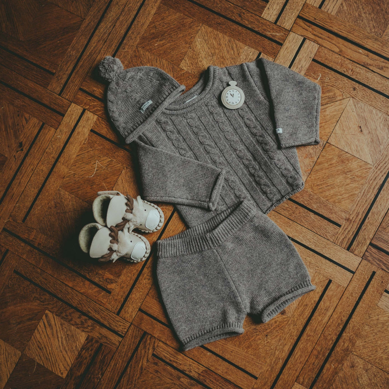 Rino Merino Wool Bloomers | Dark Taupe Melange