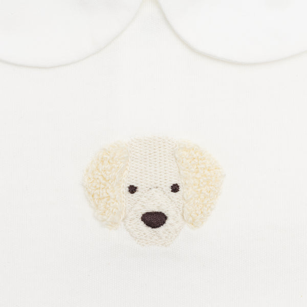 Davo Bodysuit | Golden Retriever | Off White