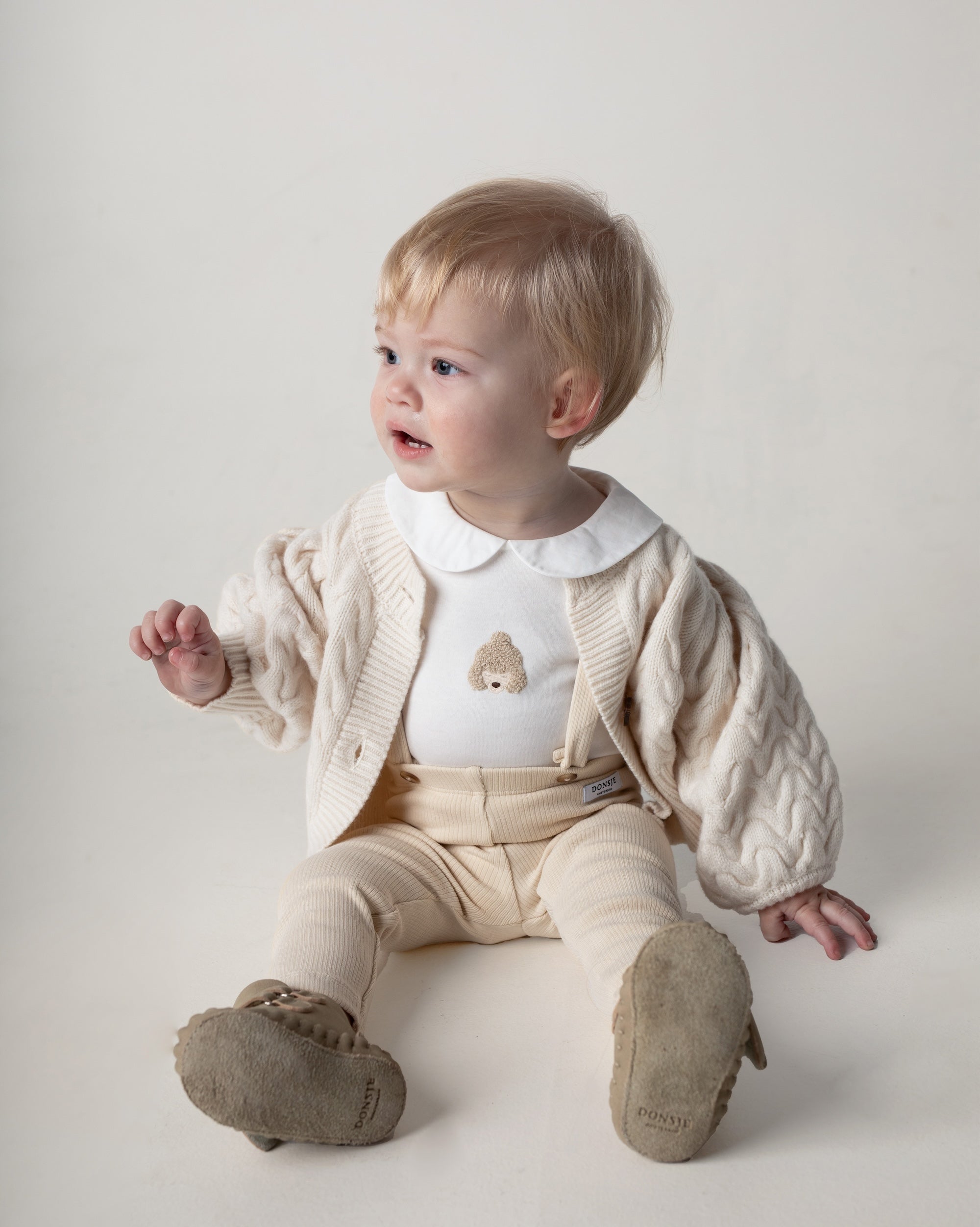 Davo Bodysuit | Poodle | Off White – Donsje Amsterdam