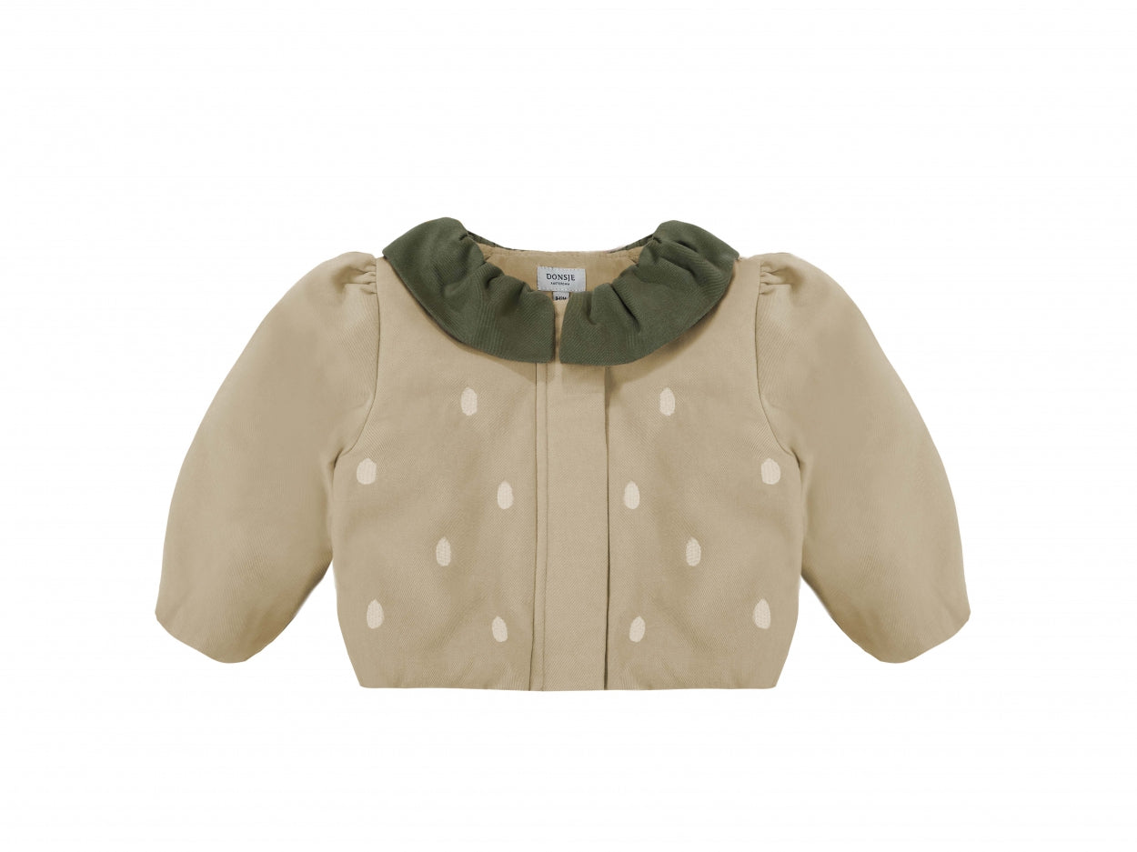 Julie Jacket | Lemon | Vintage Khaki