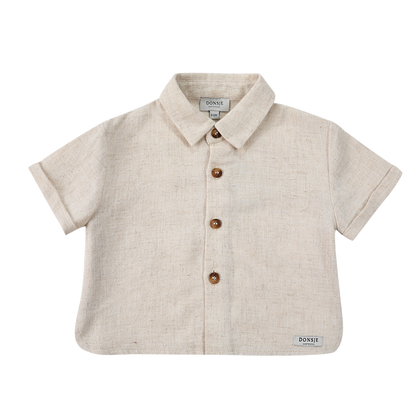 Lerie Shirt | Warm White Melange