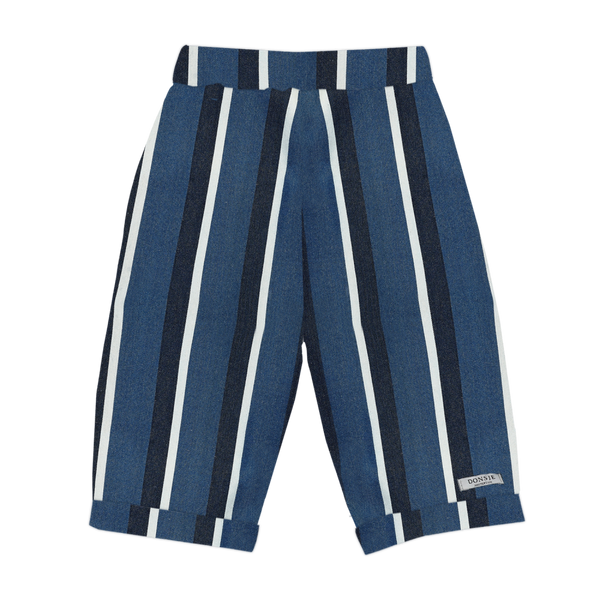 Mink Trousers | Vintage Blue - White Striped