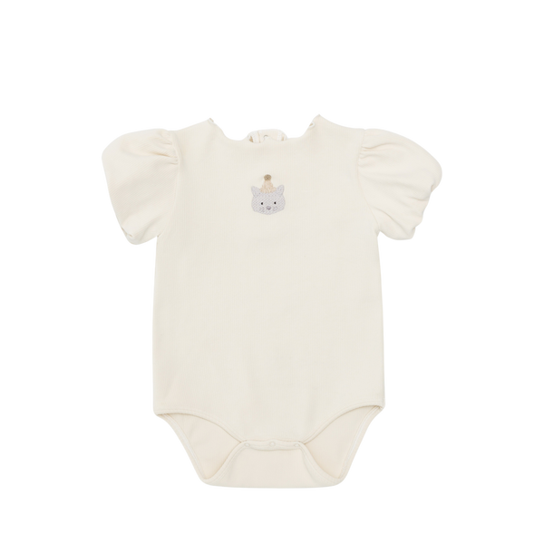 Nowie Bodysuit | Festive Cat | Warm White