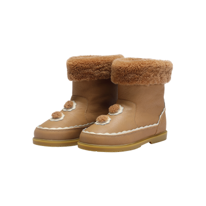 Pleun Boots | Beige Leather