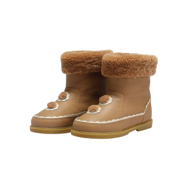 Pleun Boots | Beige Leather