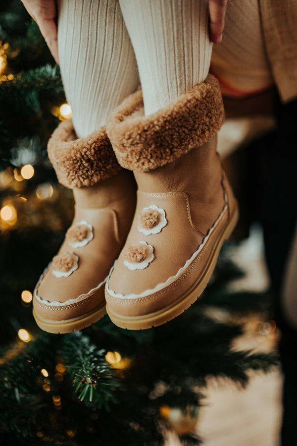 Pleun Boots | Beige Leather