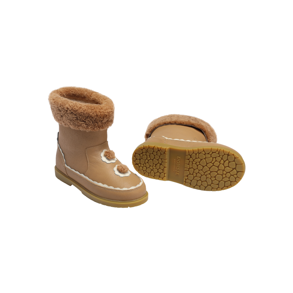 Pleun Boots | Beige Leather