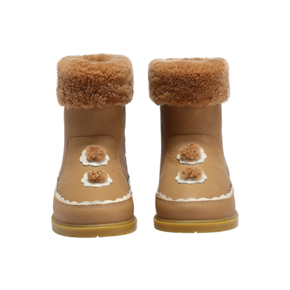 Pleun Boots | Beige Leather
