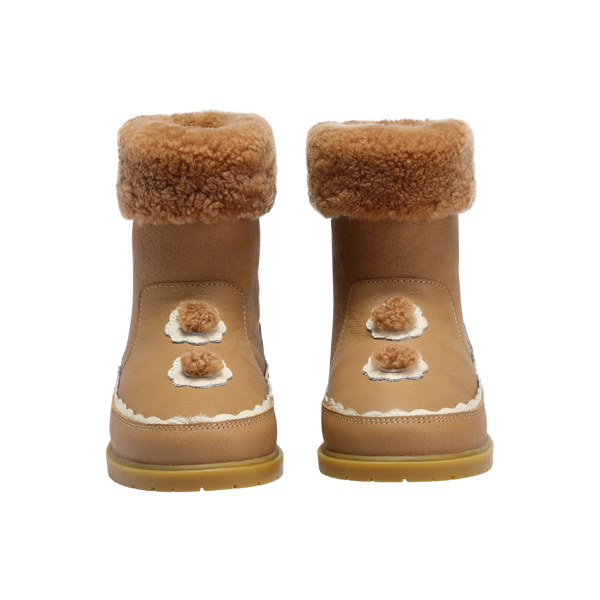 Pleun Boots | Beige Leather
