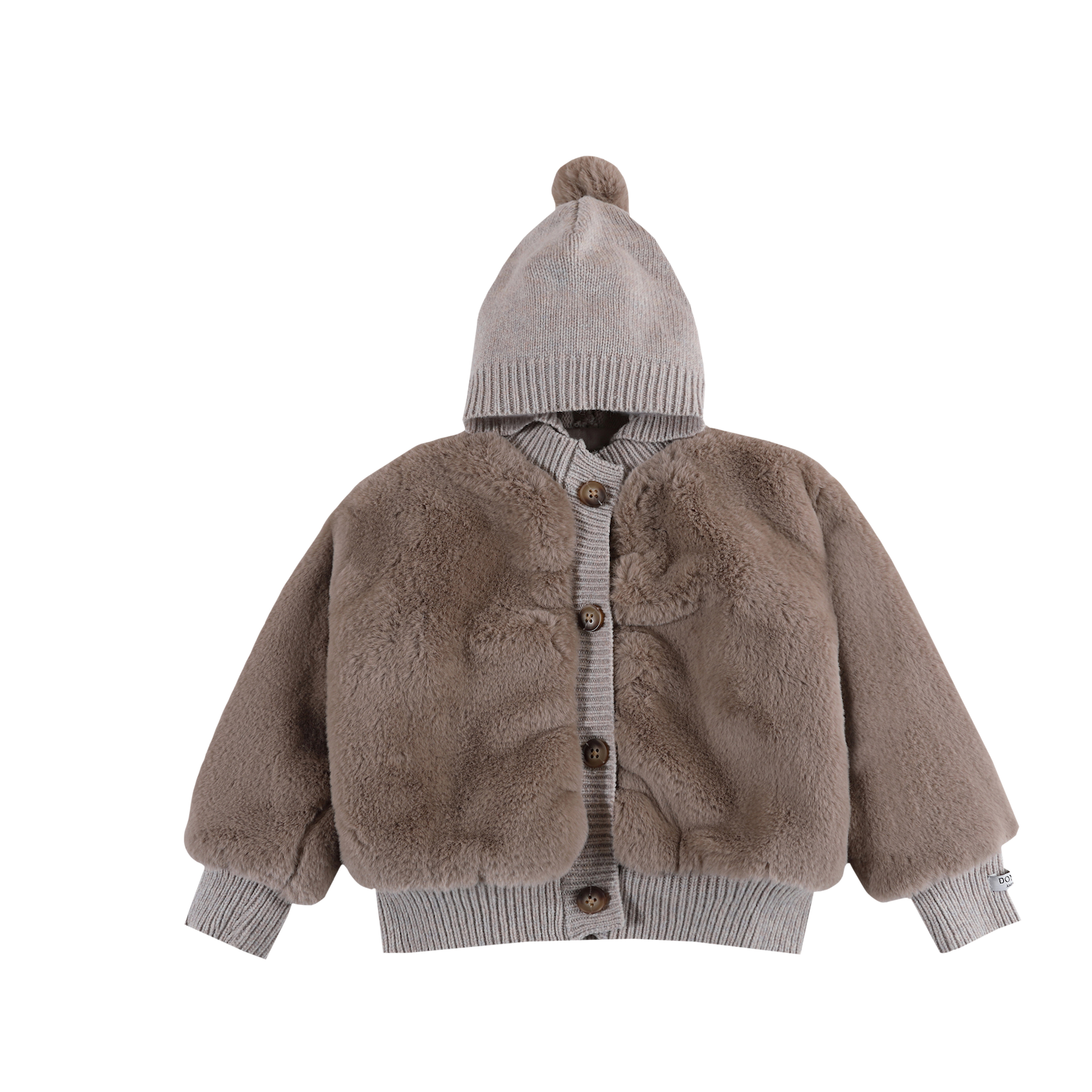 Birie Jacket | Taupe Teddy