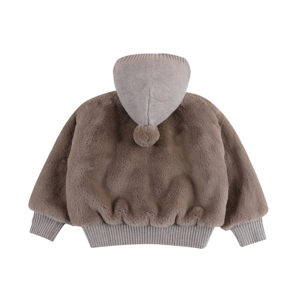 Birie Jacket | Taupe Teddy