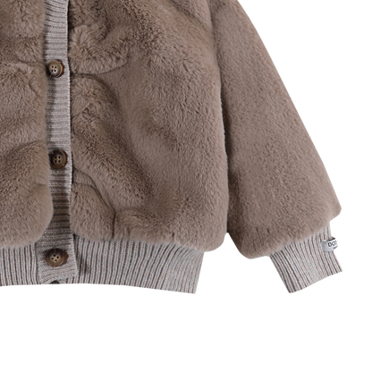 Birie Jacket | Taupe Teddy