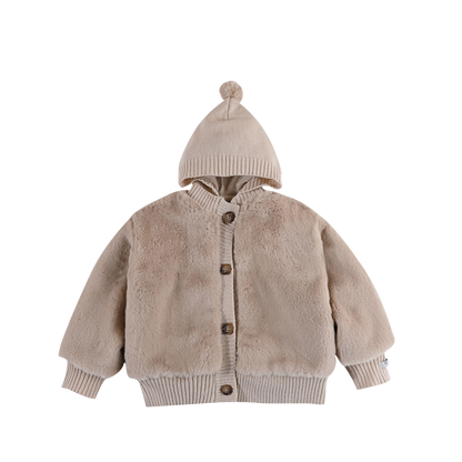 Birie Jacket | Soft Sand Teddy