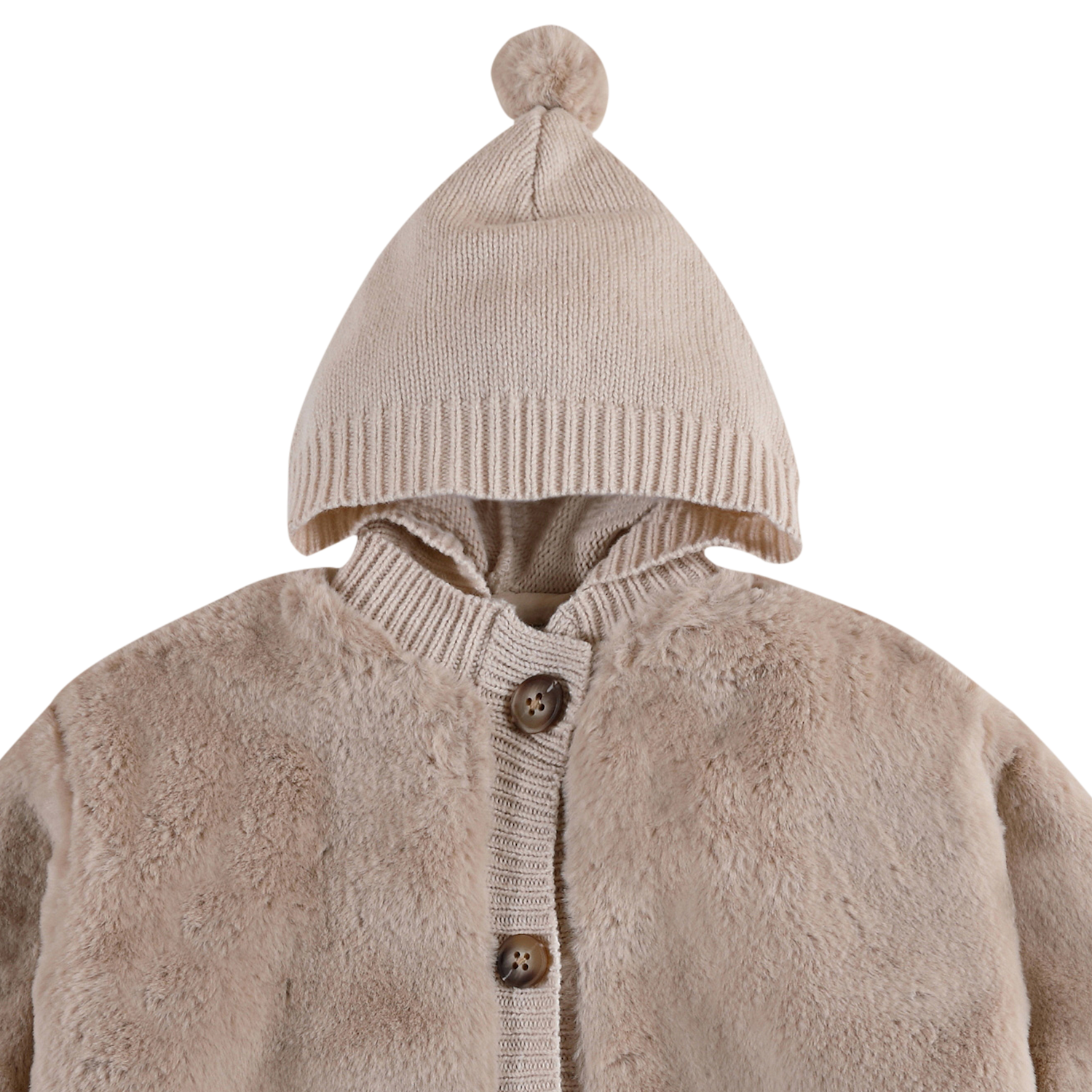 Birie Jacket | Soft Sand Teddy