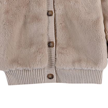 Birie Jacket | Soft Sand Teddy