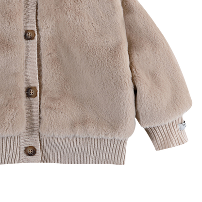 Birie Jacket | Soft Sand Teddy