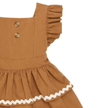 Gine Dress | Rose Brown