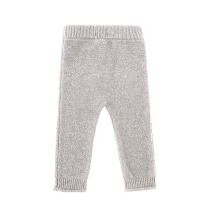 Trig Merino Wool Trousers | Soft Grey Melange