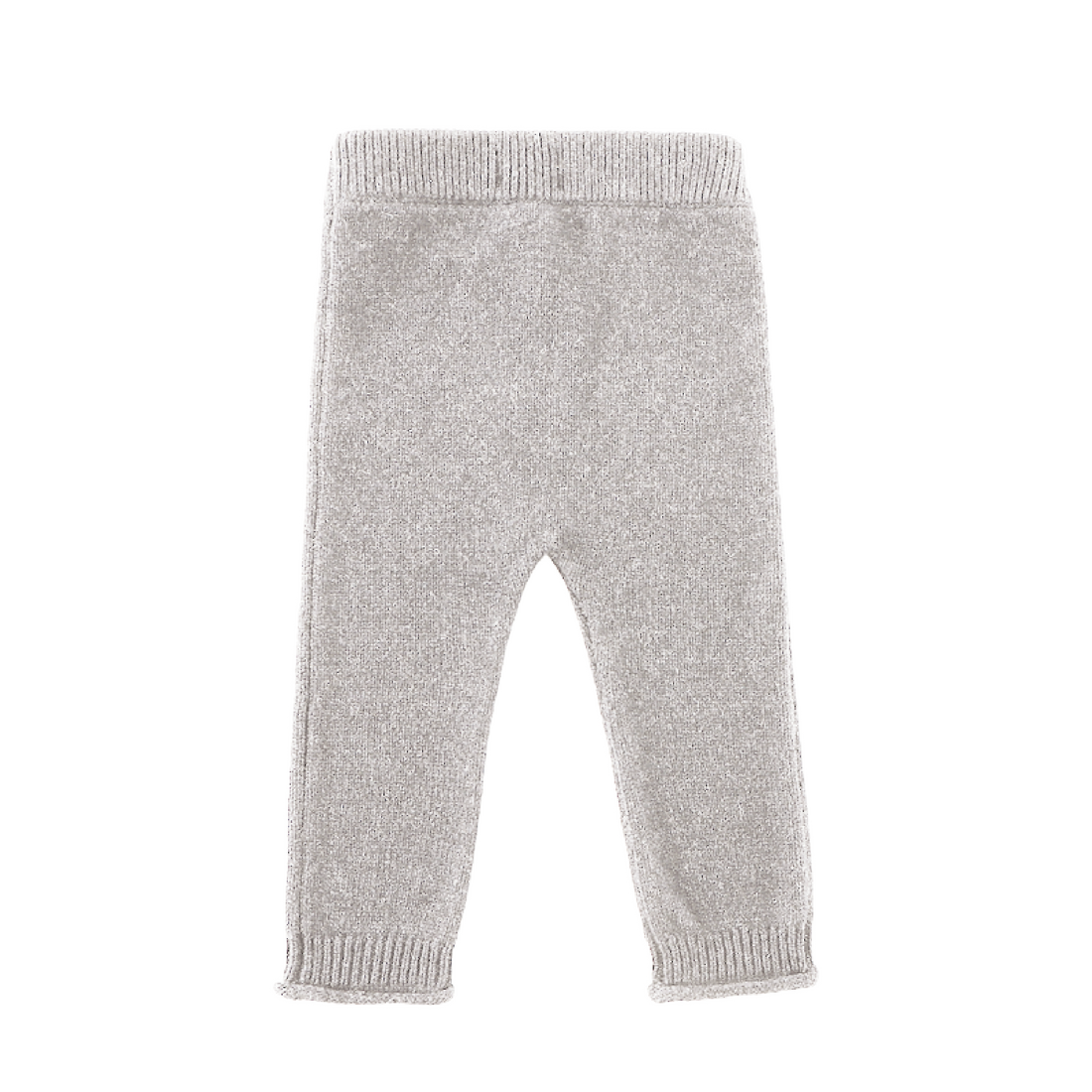 Trig Merino Wool Trousers | Soft Grey Melange