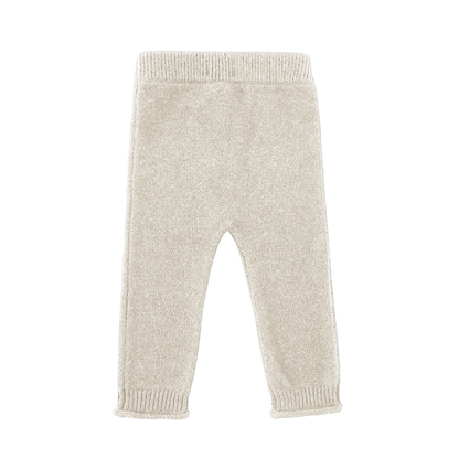 Trig Merino Wool Trousers | Arctic Ivory Melange