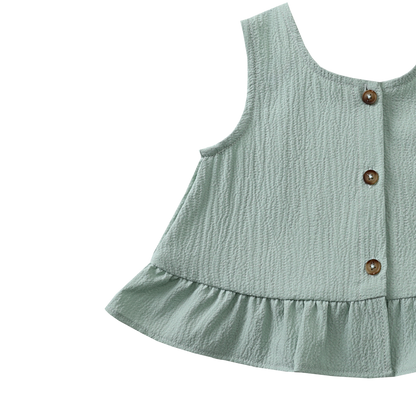 Francise Top | Frosted Green