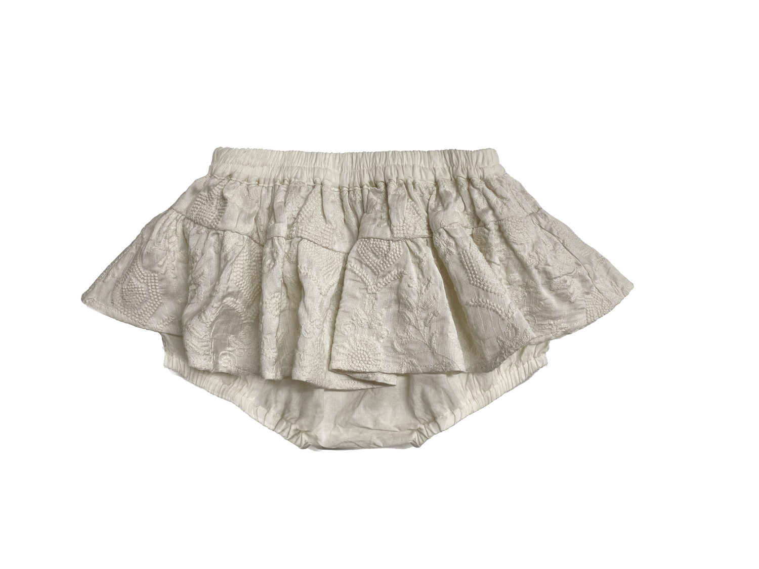 Lonna Skirt | Warm White Flowers