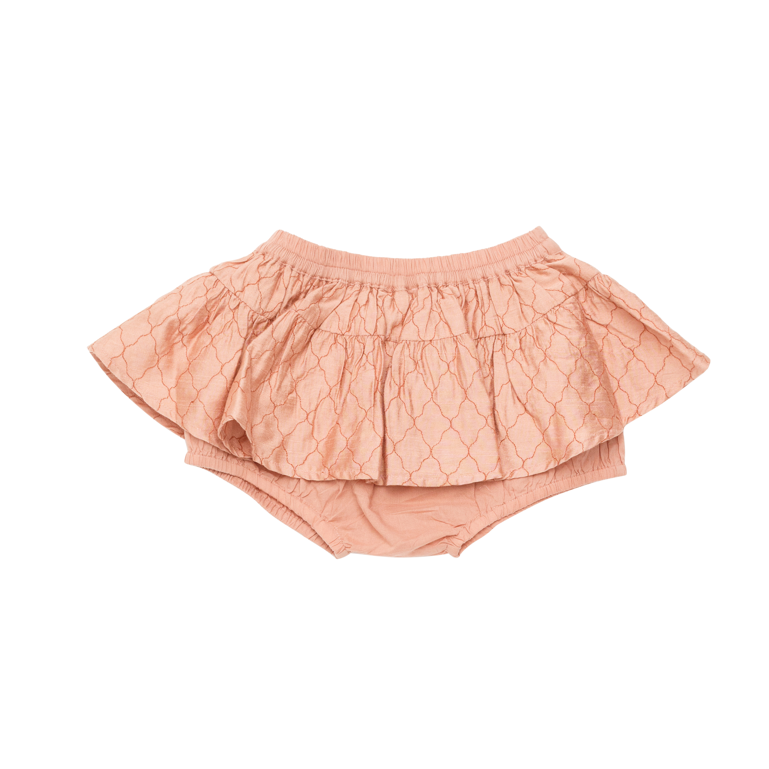 Lonna Skirt | Cloudy Rose - Rust Diamonds