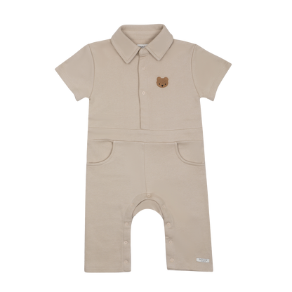 Piebe Jumpsuit | Bear | Biscotti
