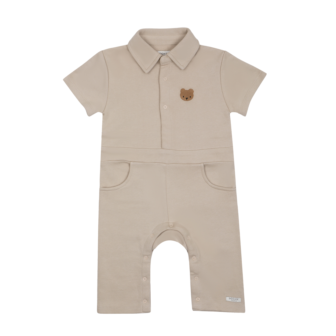 Piebe Jumpsuit | Bear | Biscotti