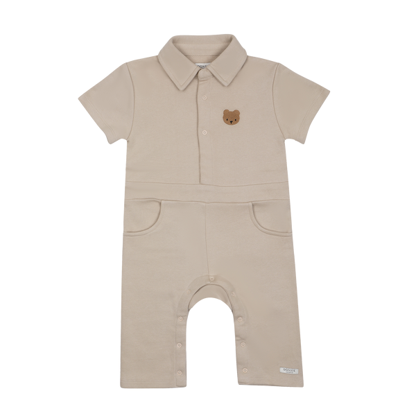 Piebe Jumpsuit | Bear | Biscotti