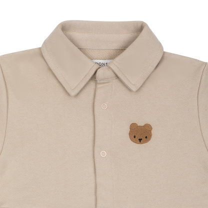 Piebe Jumpsuit | Bear | Biscotti