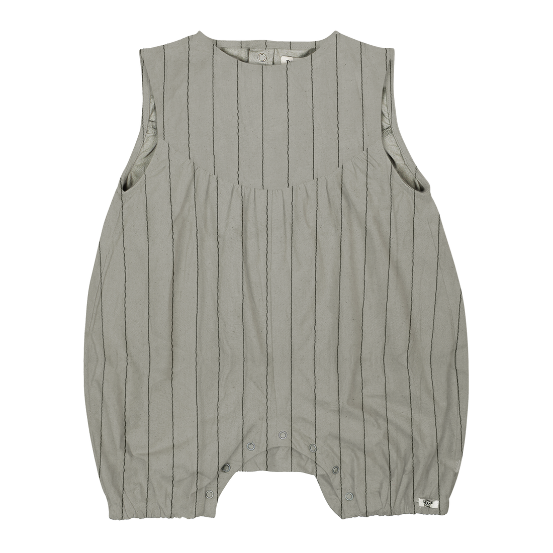 Salotte Playsuit | Dusty Green – Thyme Striped