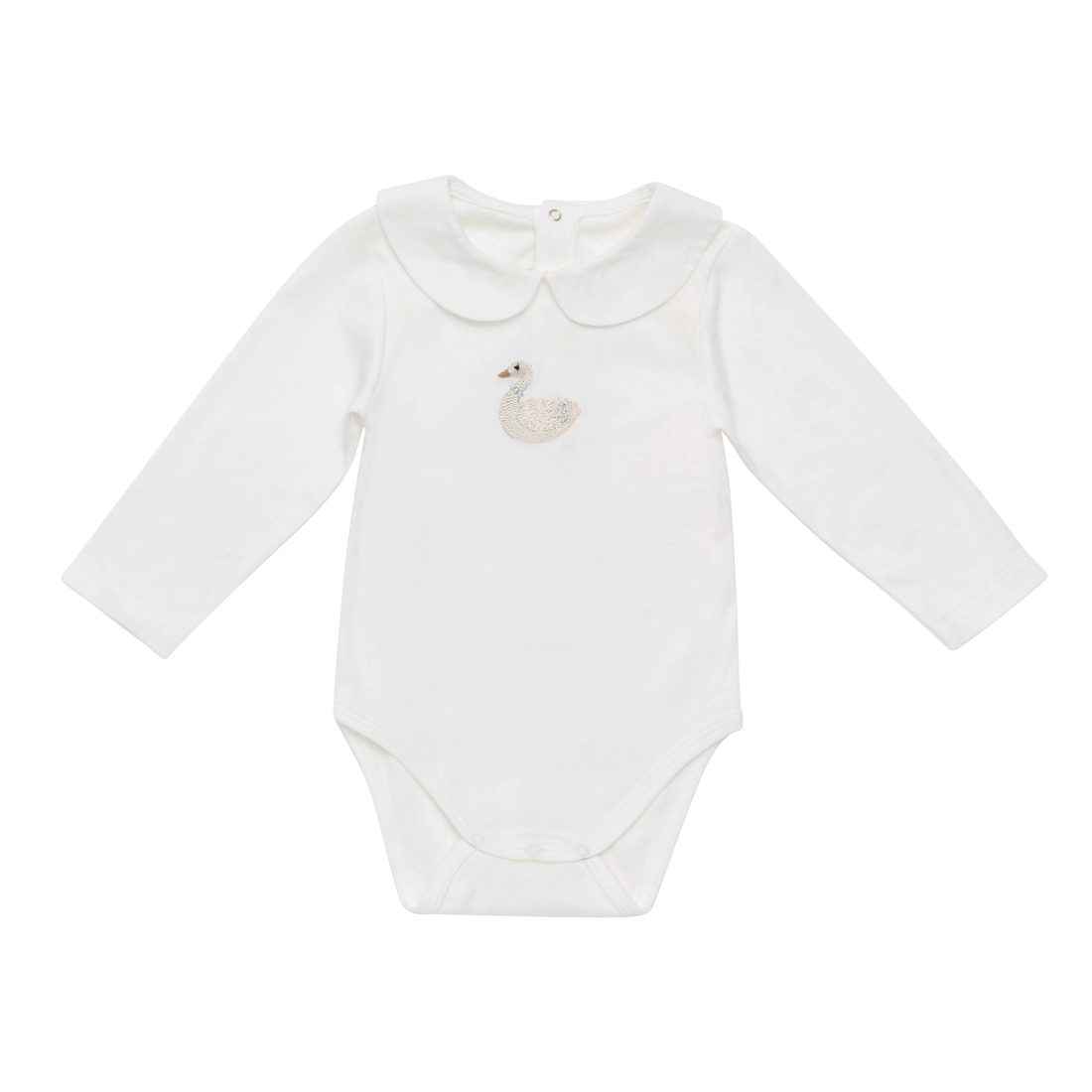 Shimmer Swan Bodysuit | Off White
