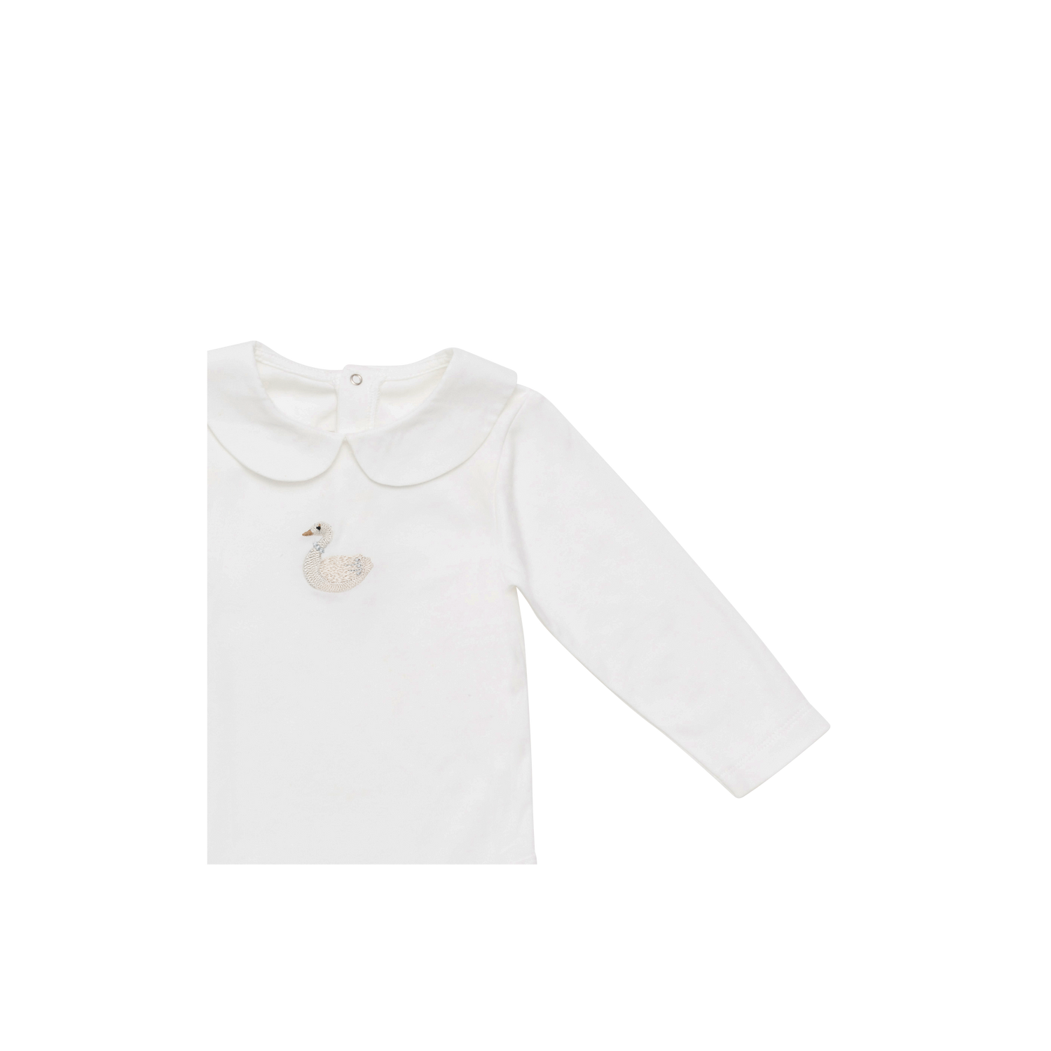 Shimmer Swan Bodysuit | Off White