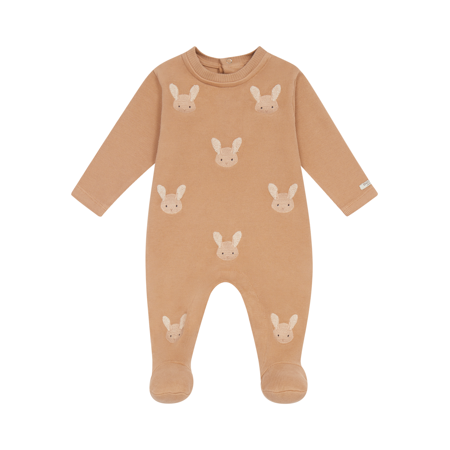 Phlyn Onesie | Fluffy Bunnies | Rose Mocha